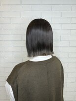 サボン ヘア デザイン カーザ(savon hair design casa+) 白髪ぼかしハイライト×オリーブ