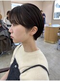 ショートスタイル×透明感オリーブ