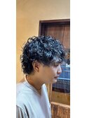 メンズパーマヘア