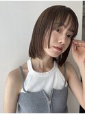 レイヤーカット フェイスレイヤー 姫カット 切りっぱなしボブ