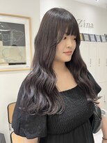 ジーナ 福岡天神(Zina)&nbsp;ラベンダーグレージュ/ダブルカラー【zina福岡】