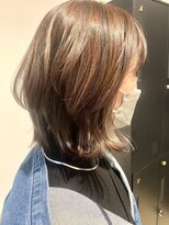 ホーム(HOME)&nbsp;【HOME 下北沢】レイヤーボブ×インナーカラー×ハイライト