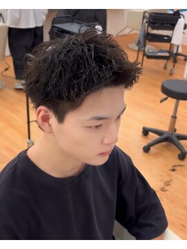 ビカム 名駅(become) スパイキーショート×ツイストパーマ