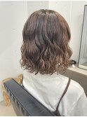 【中目黒】ウェーブパーマ☆顔まわりレイヤーボブ