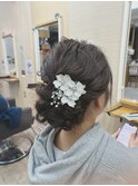 シニヨンスタイル*結婚式お呼ばれヘア*