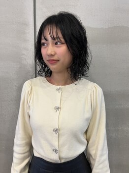 リアス ヘアデザイン(rias)の写真/【烏丸御池徒歩5分】学割U24あり！パーマ初心者応援★扱いやすいパーマでイメチェンしてお洒落を楽しむ◇