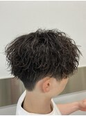 緩め波巻きパーマ【メンズパーマ】