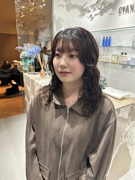 シアン 大須店(CYAN.) 大きめのカールで！　ウェーブパーマ