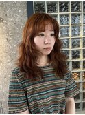 弱酸性で髪に優しい！高発色オレンジカラー