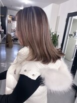 キング 高槻(K!ng)&nbsp;縮毛矯正髪質改善ハイライトレイヤーカット枚方美容室エクステ