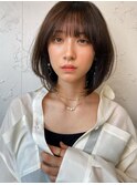 20代～50代☆ミディアムレイヤーカットこなれミディ髪質改善