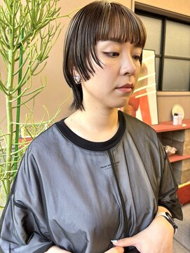 フェンヘアーアイス 中目黒(Fen.hair ici) 30代40代◎似合わせハンサムマッシュウルフカットデザインカラー