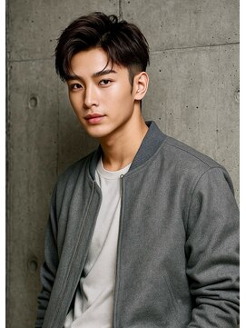 スズ(SUZU) 【シャープ×好印象】刈り上げセンターパート/フェザーパーマ