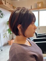 リシェア(re.share)&nbsp;丸みショートボブ/インナーカラー/ピンクベージュ