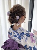 ゆるふわシニヨン