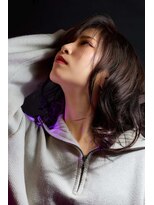 アンアタッシュ(UNE ATTACHE)&nbsp;Feral Fluff　大人可愛い×ダークラベンダーグレージュ×透明感