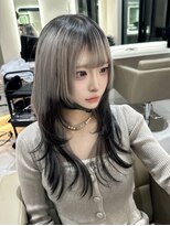 アイトーキョー 名古屋2nd(AI TOKYO) ハッシュカット/ルーツカラー/シルバー/グレー/顔周り/栄/矢場町