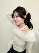 ウキ(uki)&nbsp;韓国ヘアナチュラル　レイヤーカット　透明感グレージュ豊川