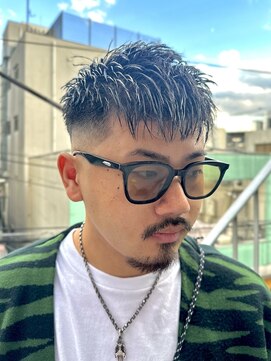 ザ フェイダーズ(The Faderz) クロップ床屋フェードカット束感スパイキーショート高円寺メンズ