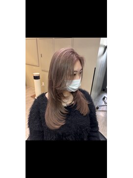 ラピス 横浜(Lapis) Hアッシュベージュシールエクブリーチカラーバタフライレイヤー