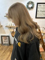 ワン エイティー ディグリース 恵比寿(180°One Eighty Degrees.) ハイトーンカラーミルクティーベージュブリーチダブルカラー