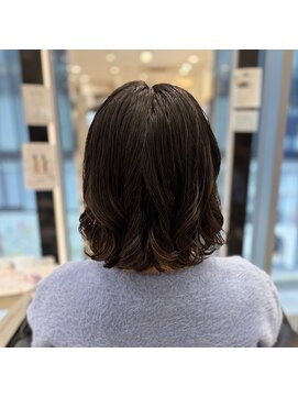 アピッシュ ギンザ(apish ginza) ラフにキマるナチュラルボブパーマ♪