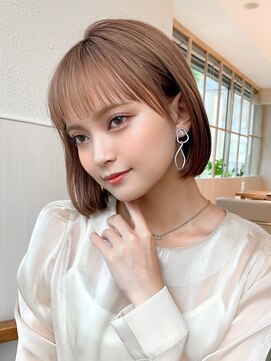 エイミーバイアフロートザガーデン 浦和店(amie by afloat the garden) 顔周りカットで更に小顔◎首スッキリミニボブ【浦和】