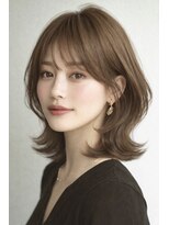 ハーツ(Heart's)&nbsp;ミディアムレイヤー白髪ぼかしカラー３０代４０代５０代６０代