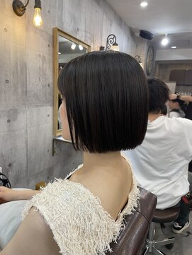 アムレヘアーエタ(amule hair eta) 【amule hair eta】ぱつっとボブスタイル