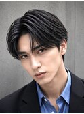 毛流れショートセンターパート ニュアンスパーマ/韓国風/渋谷