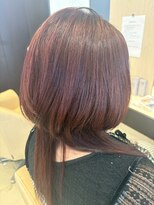 ヘアショップエヌアンドエー 久喜 栗橋店(hairshop N&A)&nbsp;大人可愛い暖色系チェリーブラウンレイヤー