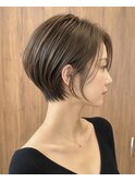 ショートヘアショートボブくびれショート丸みショート表参道青山