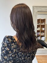 マルソー&nbsp;岡山ブラウンカラー髪質改善トリートメント顔まわりレイヤー