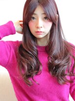 ヘアーサロン クスキ(hair salon KUSUKI)&nbsp;ピンクバイオレットの艶々ロング