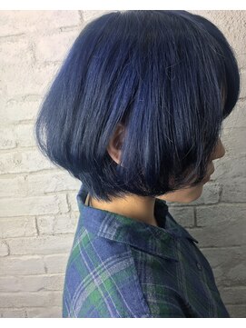 プライズ アイリス 池袋東口店(prize Iris) ネイビークラシカルボブ/タンバルモリ【池袋・池袋東口店】