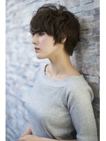 ノアパルフェ 銀座(noah parfait)&nbsp;【noah parfait銀座】大人可愛い耳かけウエーブショート♪