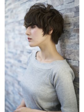 ノアパルフェ 銀座(noah parfait) 【noah parfait銀座】大人可愛い耳かけウエーブショート♪