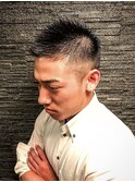 ビジネス王道ソフトモヒカンスタイル＜理容室＞