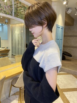 ロンド ストラーダ 心斎橋(Lond strada) ショート×ハイライト白髪ぼかし×愛され似合わせカット[心斎橋]