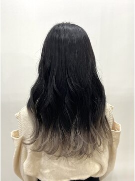 ホワイト 梅田(white) ホワイトベージュ裾カラー★