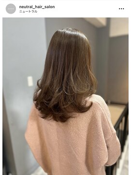 ニュートラル(neutral) 【neutral】シークレットハイライトとレイヤーカット2.0