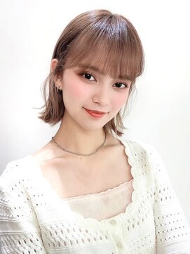 マティエ 銀座(Matie) ボブウルフ外国人風カラーココアベージュ透明感20代30代40代銀座