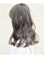 メゾンアクア 表参道(Maison ACQUA)&nbsp;ブリーチなしカラー　暗髪ヘア　グレージュ　ラベンダーアッシュ