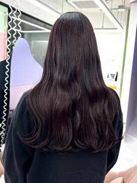 ガーランド(Girland) 【girland】dark lavender韓国風/レイヤーカット