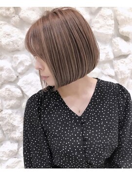 モアナバイヘッドライト 綱島店(Moana by HEADLIGHT) 【Moana綱島】#ボブ#ベージュ#髪質改善#20代#30代#40代