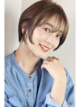 ジール プラス 西明石駅前店(zeal plus) 【まろみショート】王道ベージュショート♪