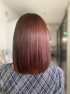 オーヴ ヘア 沖浜店 Aube HAIR ボブ×トレンドカラー