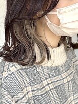 アドラーブル ココロ 新潟(adorable CoCoLo)&nbsp;大人可愛い大人美人小顔立体カットインナーカラー透け感