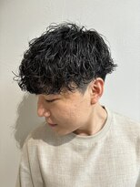 グラフ 立川(Graph.)&nbsp;波巻きマッシュツーブロックパーマ波巻きスパイラル