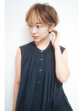 ベンジー オウン 代々木上原店(benji own) 大人かわいい前髪セシルカットココアブラウン